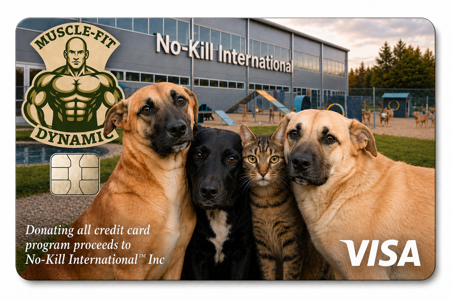 Muscle-Fit Dynamic&trade; VIP credit card example